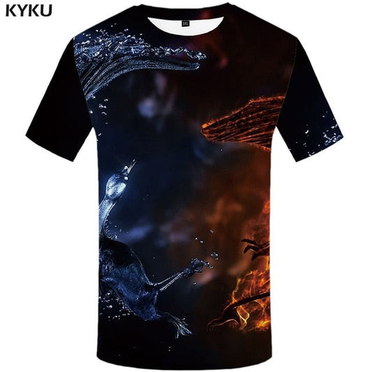 Men Music T-shirts 3d Guitar Tshirts Casual Metal Shirt Print Gothic Anime Clothes Short Sleeve t shirts-10